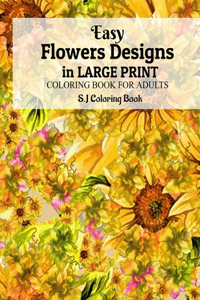 Easy Flowers Designs in Large Print