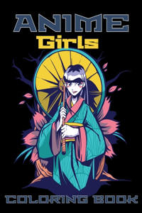 Anime Girls Coloring Book