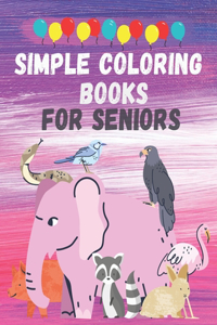 Simple coloring books for seniors