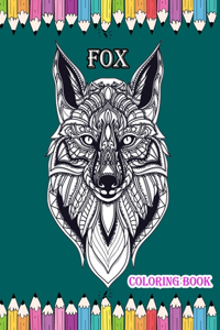 Fox Coloring Book