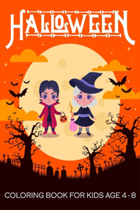 Halloween coloring books for kids 4-8