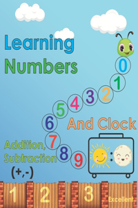 Learn numbers, addition, subtraction and clock