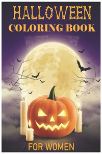 Halloween Coloring Book for Women