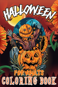 Halloween Coloring Book for Adults