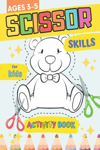 Scissor Skills Activity Book for Kids Ages 3-5