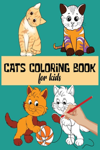 Cats Coloring Book For Kids