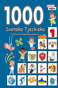 1000 Svenska Tjeckiska Illustrerad tvåspråkig vokabulär (Svartvitt utgåva)