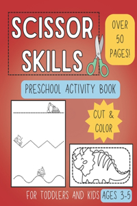 Scissor Skills Preschool Activity Book