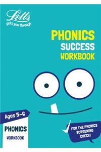 Letts Ks1 Revision Success - New Curriculum - Phonics Ages 5-6 Practice Workbook