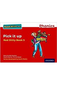 Read Write Inc. Phonics: Red Ditty Book 5 Pick It Up