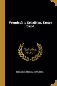 Vermischte Schriften, Erster Band