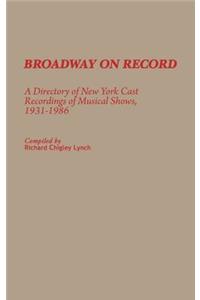 Broadway on Record
