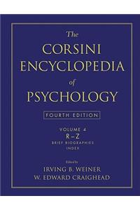 The Corsini Encyclopedia of Psychology, Volume 4