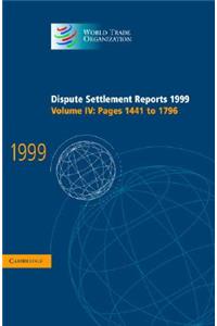 Dispute Settlement Reports 1999: Volume 4, Pages 1441-1796