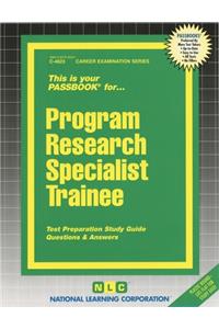 Program Research Specialist Trainee