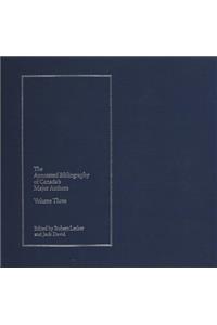 The Annotated Bibliography of Canada's Major Authors