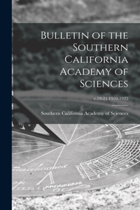 Bulletin of the Southern California Academy of Sciences; v.19-21 1920-1922