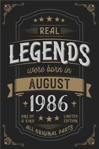 Real Legends were born in August 1986