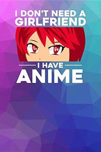 I don't need a Girlfriend I have Anime