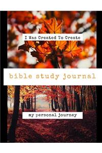 I Was Created To Create Bible Study Journal