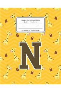 Primary Composition Notebook Grades K-2 Story Journal N