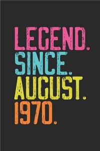 Legend Since August 1970