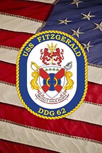 US Navy Destroyer USS Fitzgerald (DDG 62) Crest Badge Journal