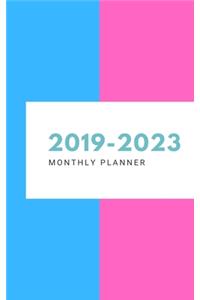 2019-2023 Monthly Planner
