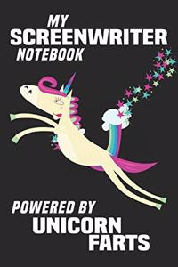 My Screenwriter Notebook Powered By Unicorn Farts