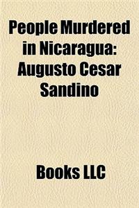 People Murdered in Nicaragua
