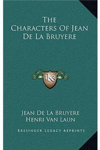 The Characters of Jean de La Bruyere