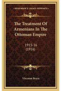 Treatment Of Armenians In The Ottoman Empire