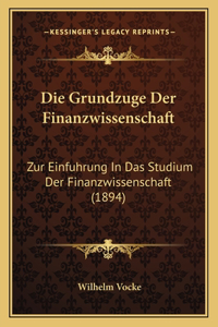 Grundzuge Der Finanzwissenschaft