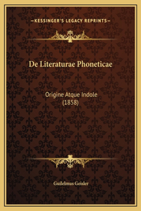 De Literaturae Phoneticae