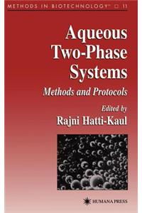 Aqueous Two-Phase Systems: Methods and Protocols. Methods in Biotechnology, Volume 11.