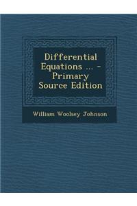 Differential Equations ...