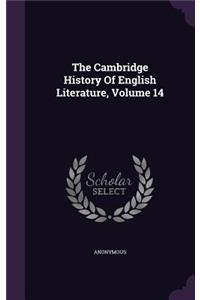 The Cambridge History of English Literature, Volume 14