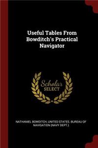 Useful Tables from Bowditch's Practical Navigator
