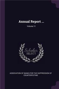 Annual Report ...; Volume 11