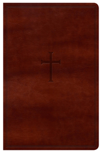 KJV Large Print Personal Size Reference Bible, Brown LeatherTouch