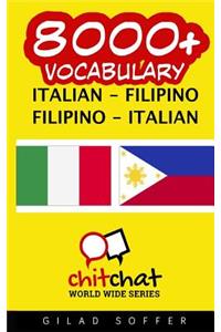 8000+ Italian - Filipino Filipino - Italian Vocabulary