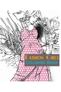Fashion Girls Coloring Book
