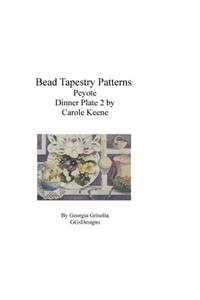 Bead Tapestry Patterns Peyote Dinner Plate 2 by Carole Keene