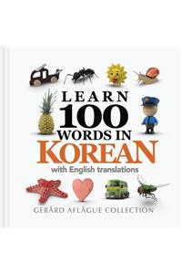 Learn 100 Words in Korean with English Translations