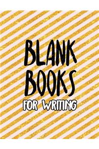 Blank Books For Writing
