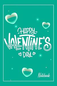 Happy Valentine's Day Notebook Journal Gift for lovers