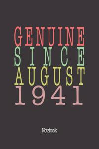 Genuine Since August 1941