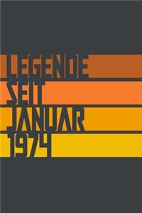 Legende seit Januar 1974