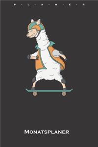 Skatendes Lama Monatsplaner