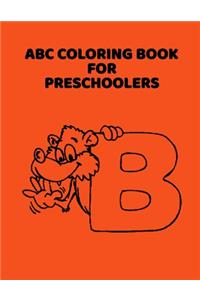 ABC Coloring Book For Preschoolers